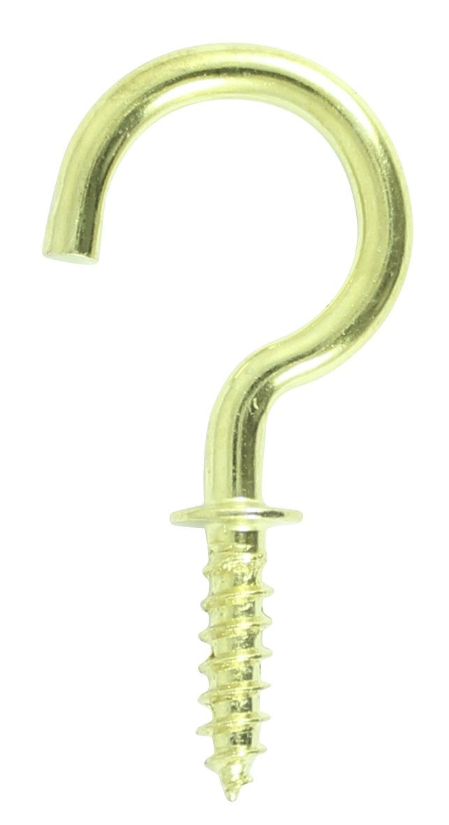 TIMco 19SHBP Round Cup Hook - Yellow (Box of 15)