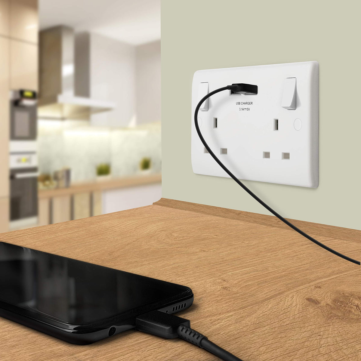 BG Electrical Single Switched