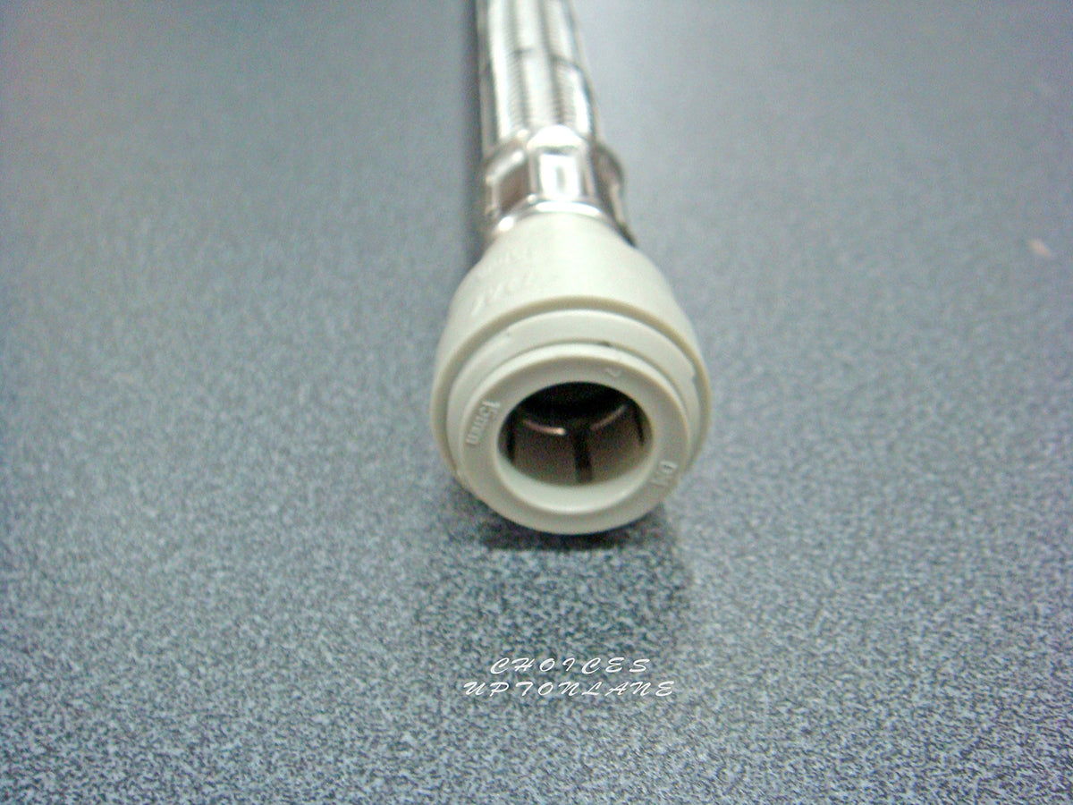 Flexible TAP Connector 15MM Push FIT X 3/4" BSP X 500MM Length