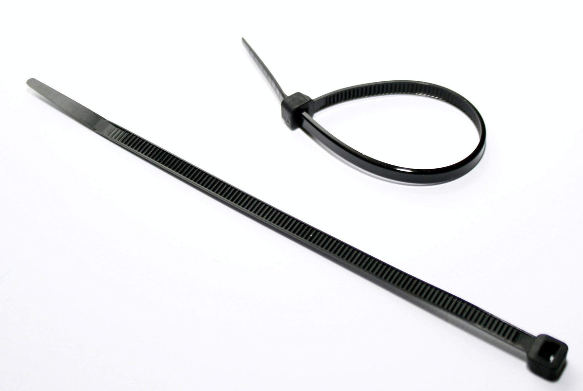 Faithfull CT300B Kabelbinder, 300 x 4,8 mm, Schwarz, 100 Stück