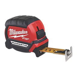 Milwaukee auto lock tape measure 8m