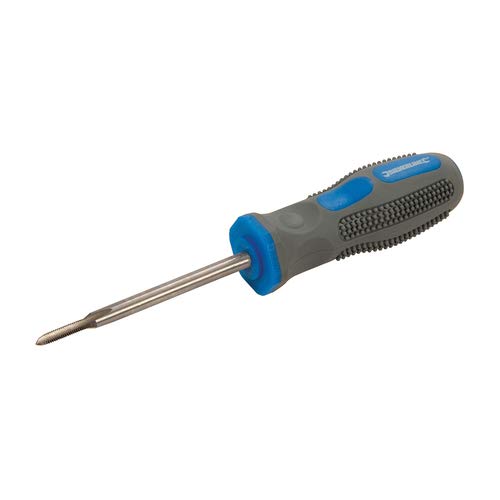 Re-Threader 3.5mm 60mm Shaft for Access to recessed Boxes, and for Cleaning Out Blocked Threads in Electrical Boxes. Use to Rescue Stripped Threads. Soft-Grip Handles.