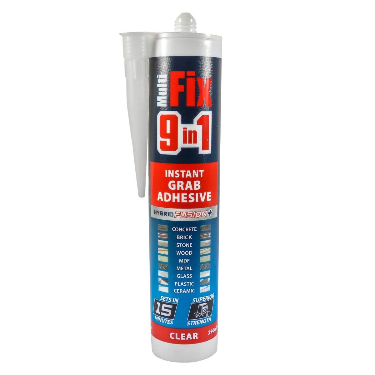 TIMCO 9 in 1 Instant Grab Adhesive Clear - 290ml