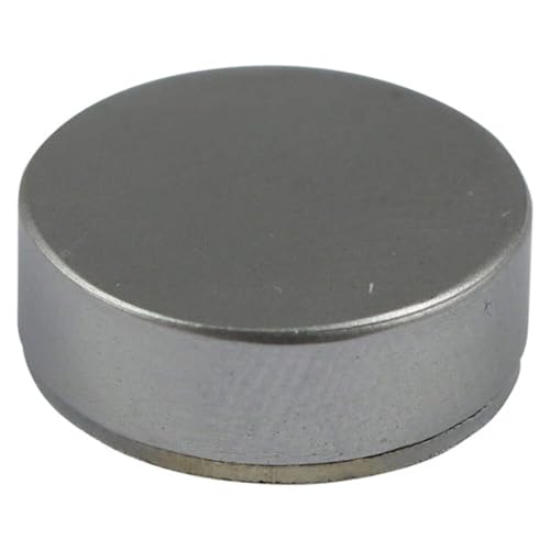 TIMCO Threaded Screw Caps Solid Brass Satin Chrome - 18mm