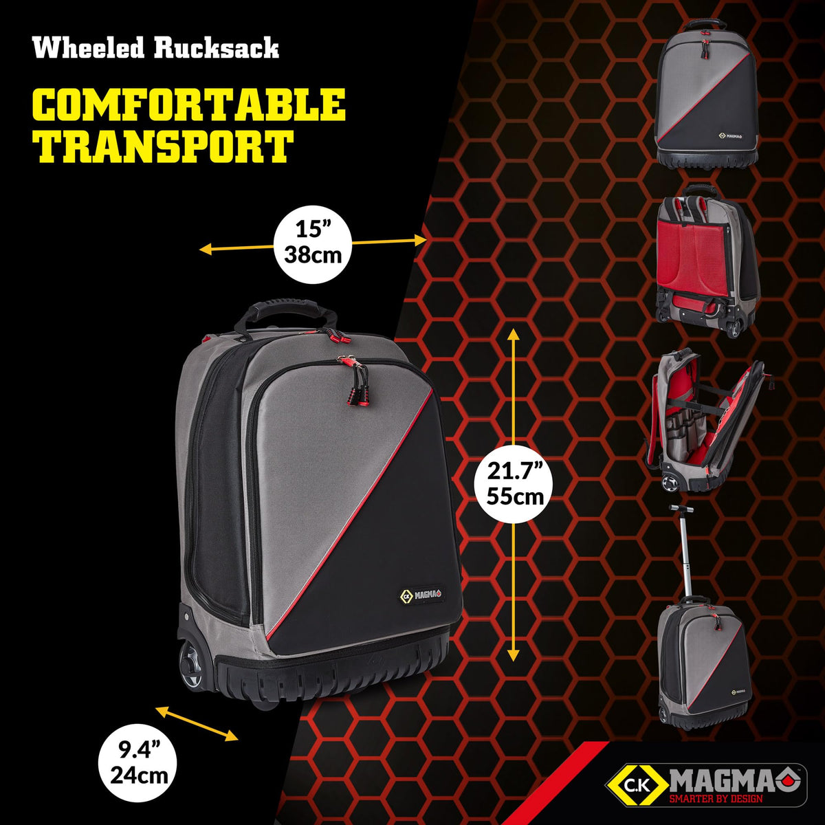 C.K Tool Bags with Wheels