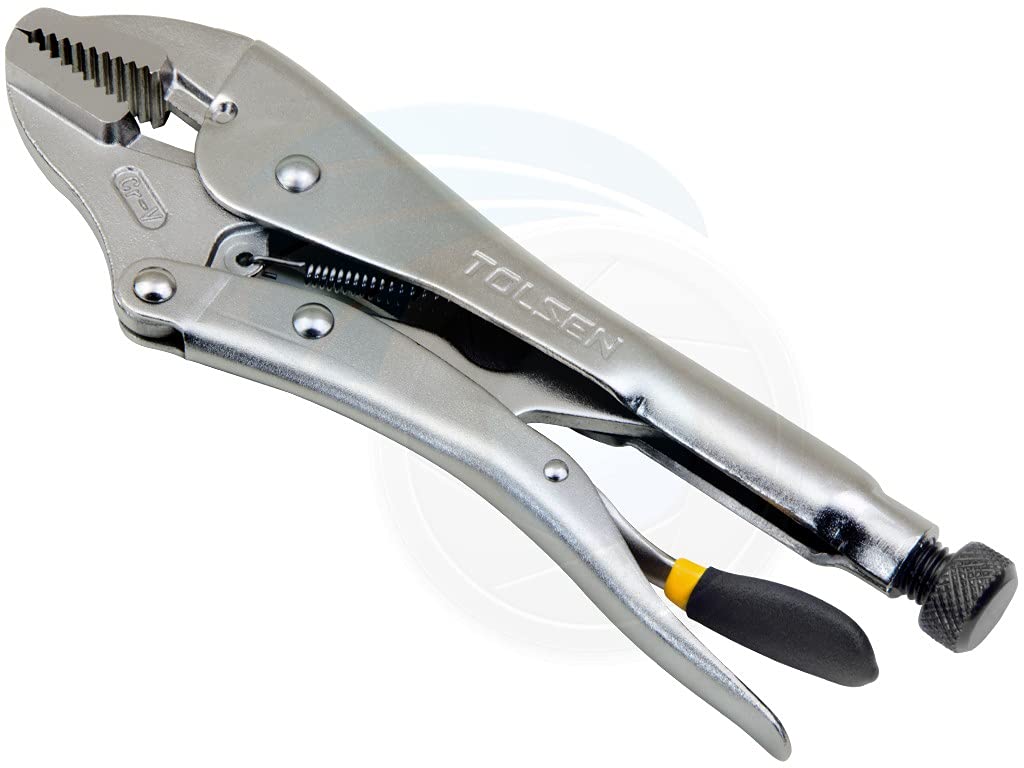 Tolsen Straight Jaw Locking Pliers 10" (250mm) - Heavy Duty Mole Grip Vice Plier