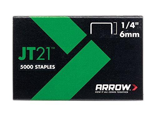 JT21 T27 Staples 6mm (1/4in) Box 5000