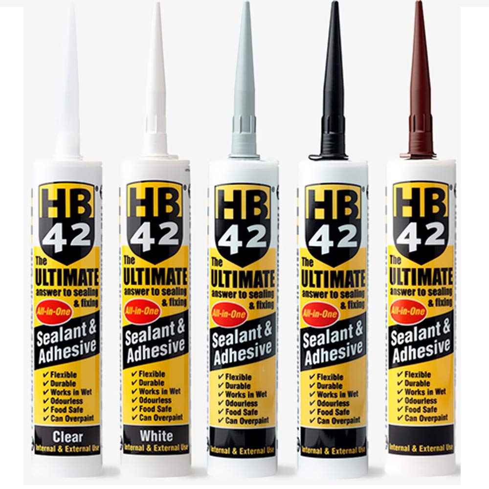 HB42 The New 'All-In One' Adhesive & Sealant - Black