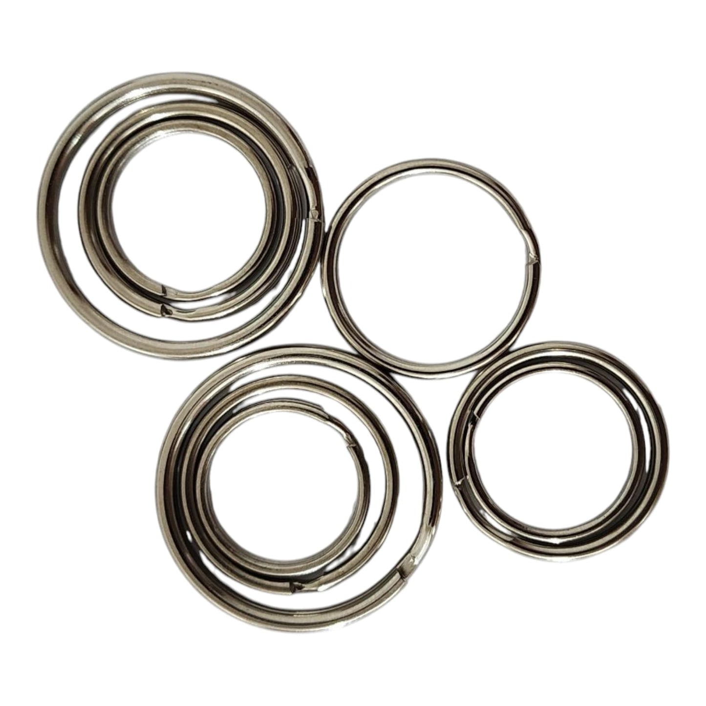 Assorted Keyrings Split Ring NP, Starpack Hardware 72729