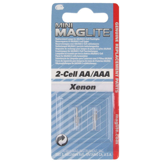 Mini-Maglite LM2A001 2-Cell AA Replacement Bulbs