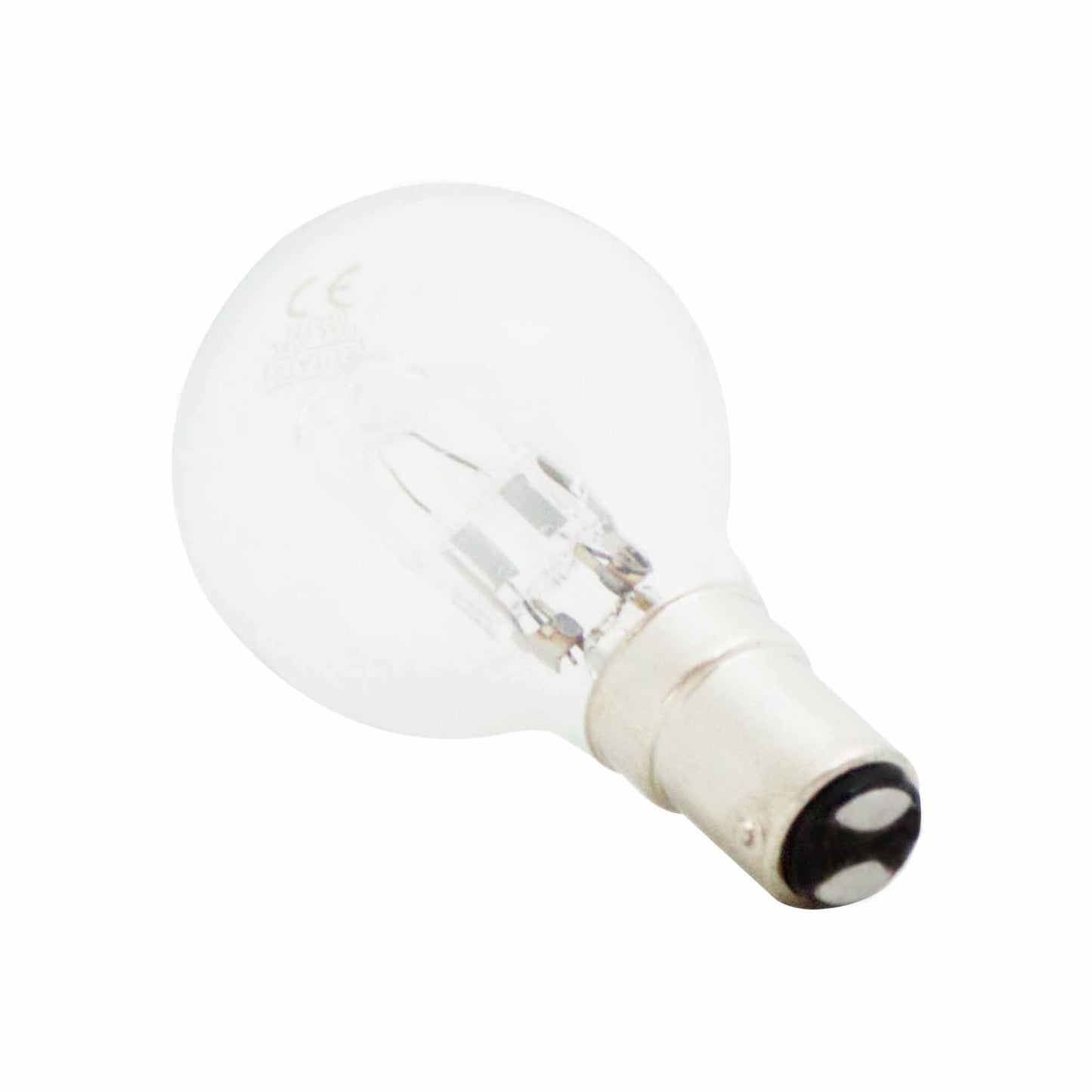 Status 18 W Small Bayonet Cap Halogen Round Bulb - Transparent