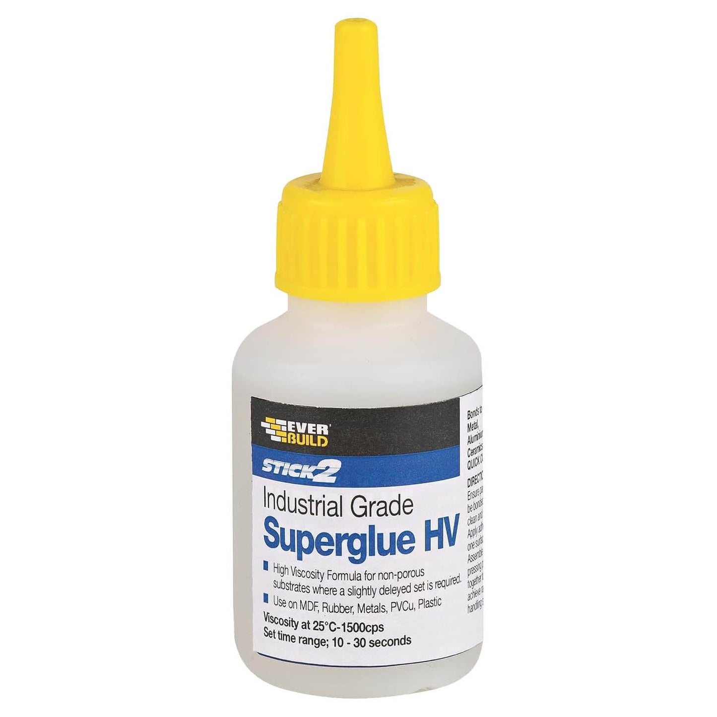 Everbuild Stick 2 Industrial Grade High Viscosity Superglue