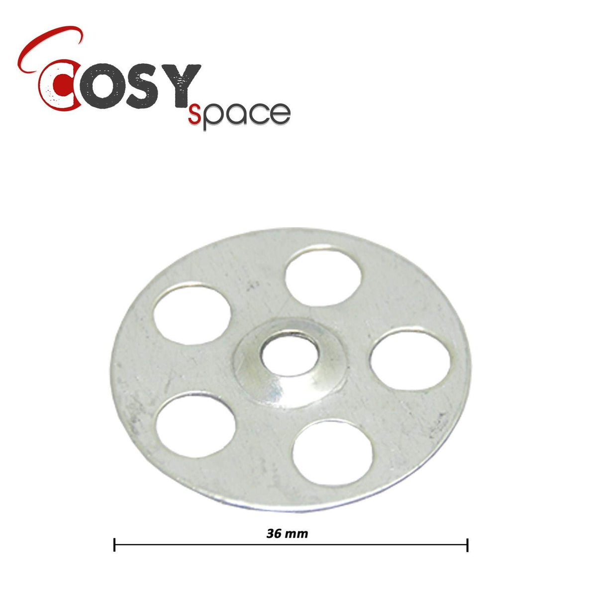 TIMCO Metal Insulation Disc 35mm - Box of 100 - Zinc