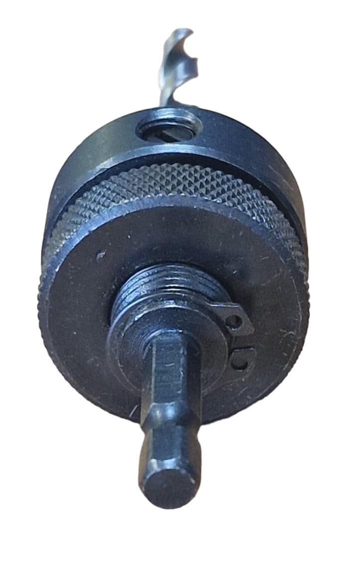 A2 Hole Saws Arbor - 32-210mm With ¼” Hex Drive, Hole Saw Drill Bit, Screw Thread Hex Shank Arbor, High-Speed Steel Pilot Drill - Quick Release Mandrel, 70mm, 76mm, 90mm etc