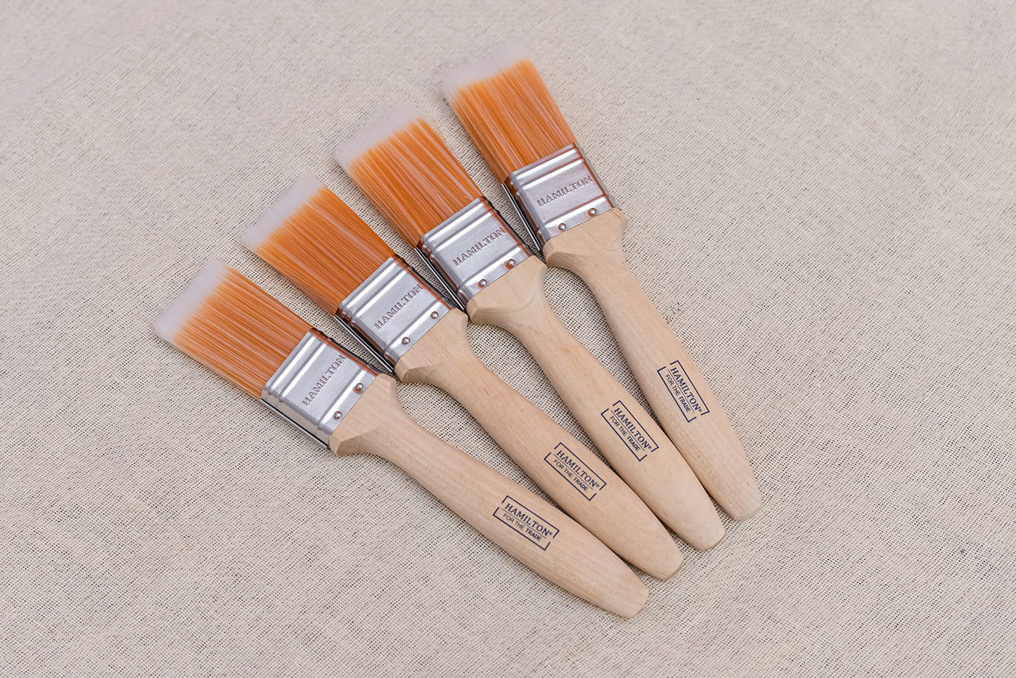 Hamilton for The Trade Fine Tip Brushes | 4 Pack | 1.5"