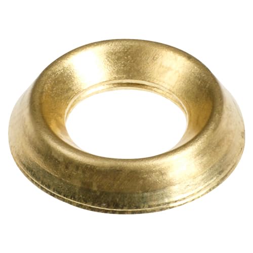 Timco - Screw Cups - Electro Brass (Size To fit 8 Gauge Screws - 800 Pieces)