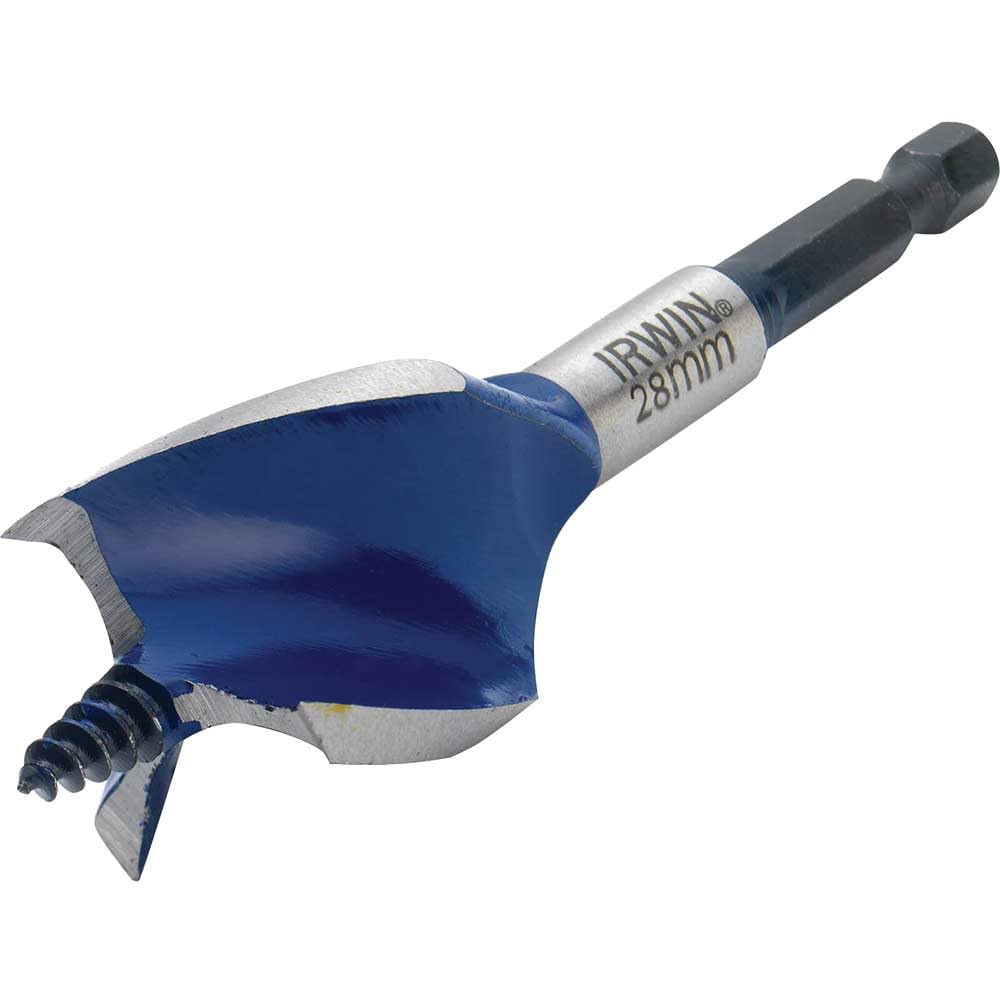 Irwin 1921930 14 mm x 4-Inch 6X Blue Groove Stubby Wood Bit - Parent