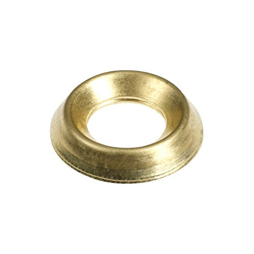 TIMco 10BCUPP Brass Surface Screw Cups - Gold (Box of 50)