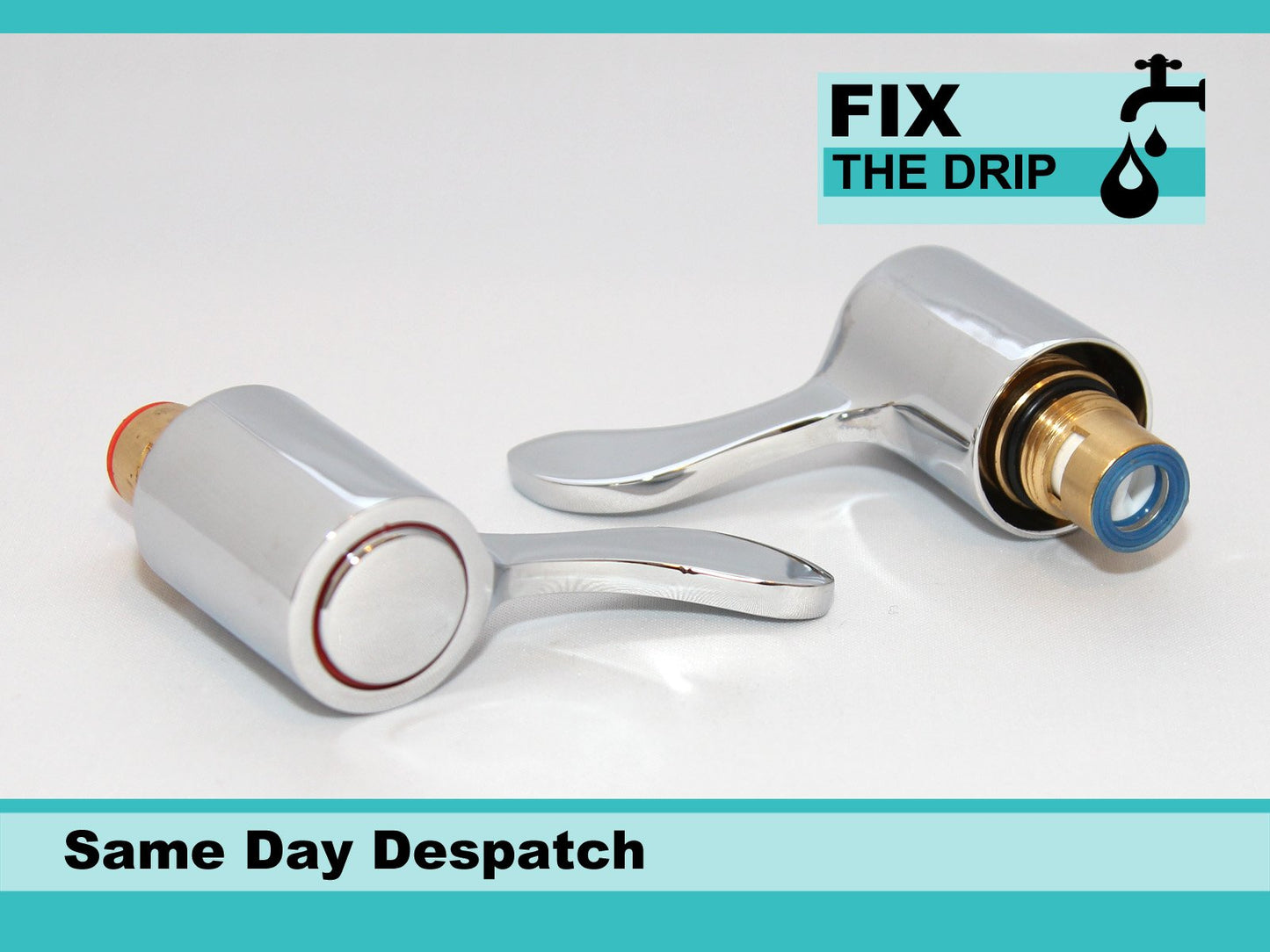 1/4 Turn Tap Lever Heads & 1/2" Inserts Reviver Conversion Replacement Kit Great for The Elderly or diabled
