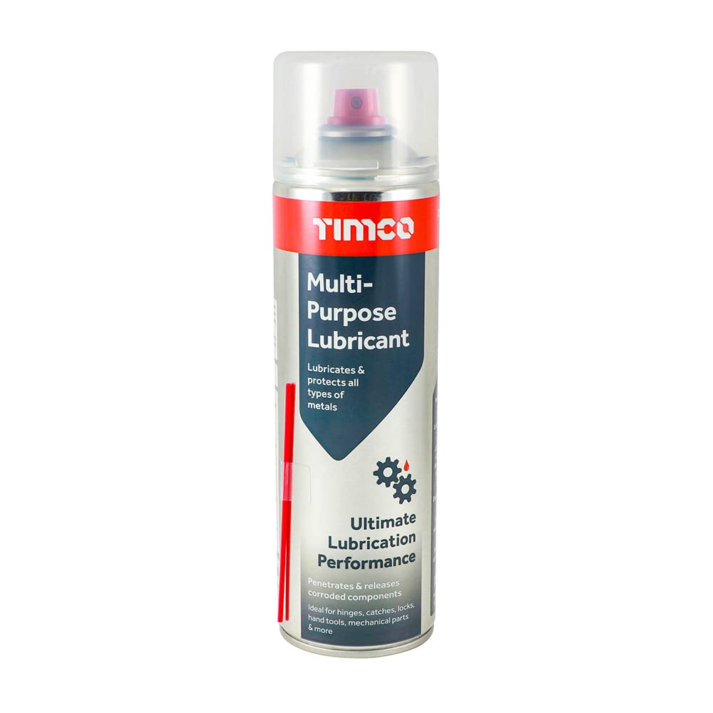 TIMCO - Multi-Purpose Lubricant 480ml - Developed to penetrate, loosen, maintain, protect and clean metal surfaces