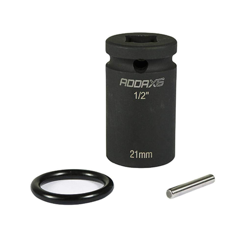 TIMCO X6 Scaffolders Short Impact Socket 21 x 52 mm - Pack 1