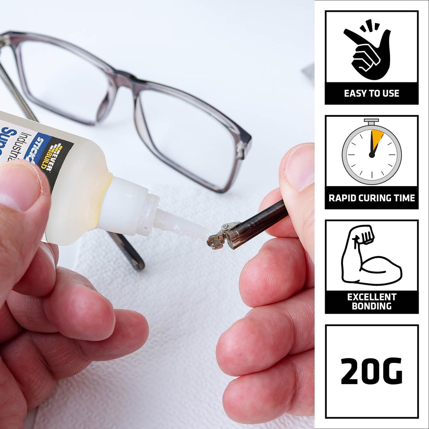 Everbuild Stick 2 Industrial Grade High Viscosity Superglue