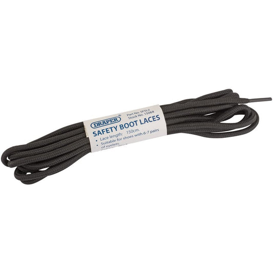 Draper 15064 Spare Laces for COMSB and CHSB Safety Boots, Black,?17 x 2.5 x 2.5 cm; 20 Grams