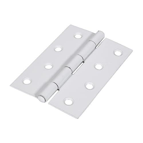 Timco - Butt Hinge - Fixed Pin (1838) - White (Size 100 x 70-2 Pieces)