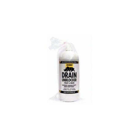 Kilrock Rhino 1 Litre Heavy Duty Drain & Toilet Unblocker High Strength