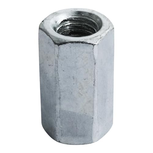 M8 Hex Connector Nuts - Zinc