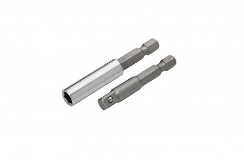 Blue Spot 14134 Magnetic Bit Holder and Adaptor, Silver, 1/4"-inch