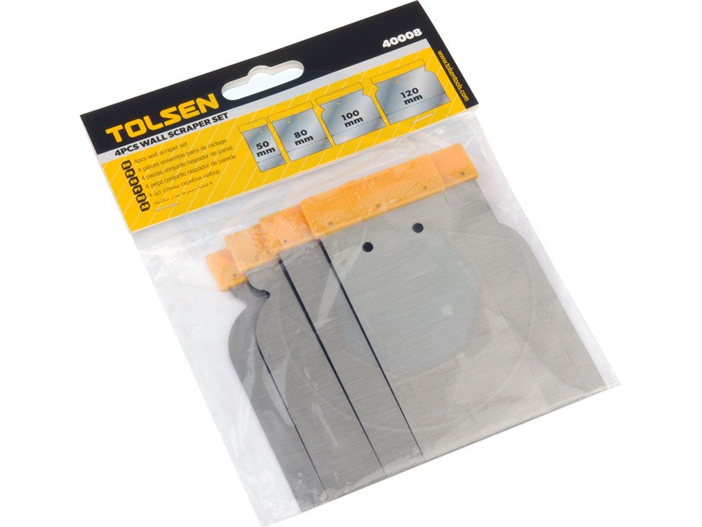 Tolsen 4pce Scraper/Filling Blades