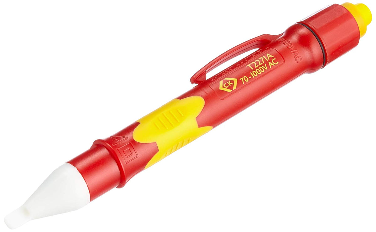 C.K T2271A Non-Contact Voltage Detector with Visual Indicator,Red