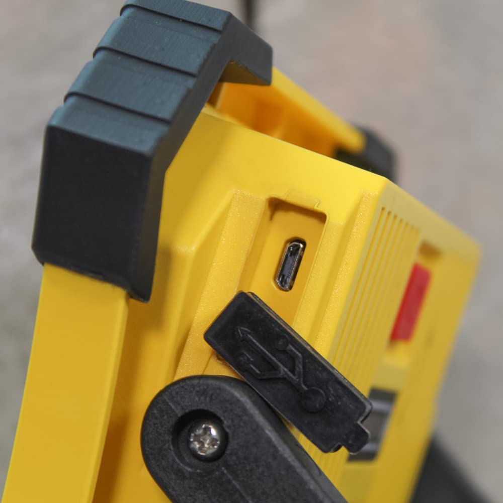 Faithfull USB Rechargeable Portable 10W 900lm LED Work Light/Emergency Light up to 4 Hours Run time
