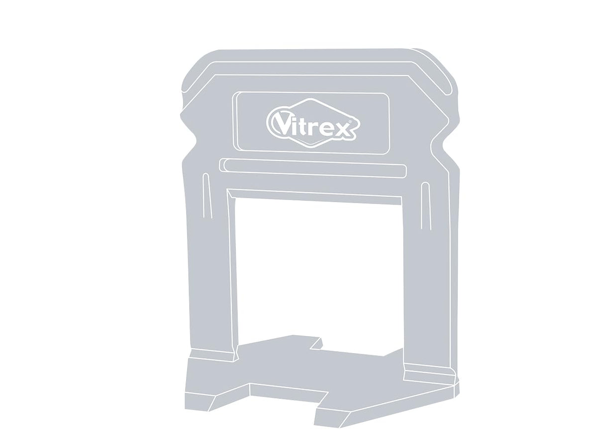 Vitrex LASHXL Levelling System is a Two-Part System of a Clip (Part A) and Wedge (Part B) That eliminates Uneven Tiles Using The LASH System Level, Align, Space and Hold
