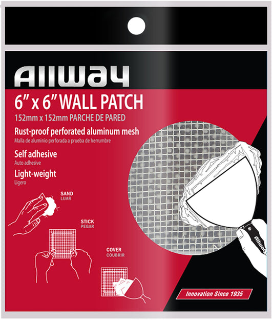 ALLWAY WP6 Drywall Patch, White