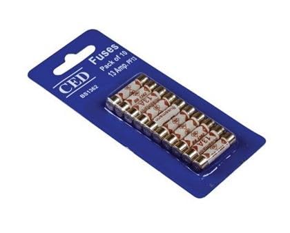 Domestic 240V Household Mains Plug Fuse Electrical Cartridge Fuses 3 AMP, 5 AMP, 13 AMP