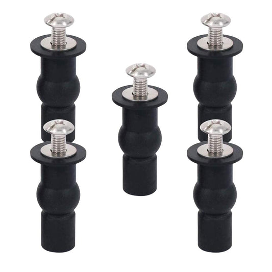 noband O50L Toilet seat Fittings, Black