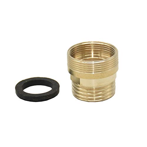 WEIZI Garden Faucet Adapter M22 Female/M24 Male Outer Thread To 1/2" Male Tap Accessories Drip Irrigation Fittings Connector 1 Pcs Brass Fittings (Color : M22 M24 to 1I2)