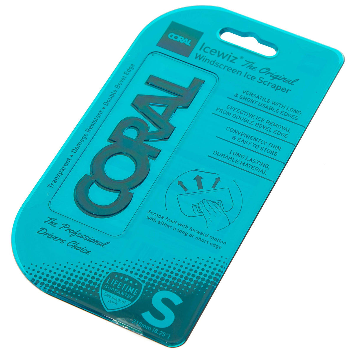 CORAL 69520 Icewiz Ice Scraper Snow Remover and Rapid De-Icer for Car Windscreens The Original 8.2 inch