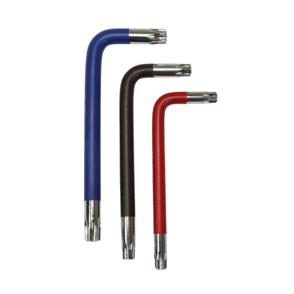 US Pro 9pc Multicoloured Metric Long Ball end Hex Key Set 1633