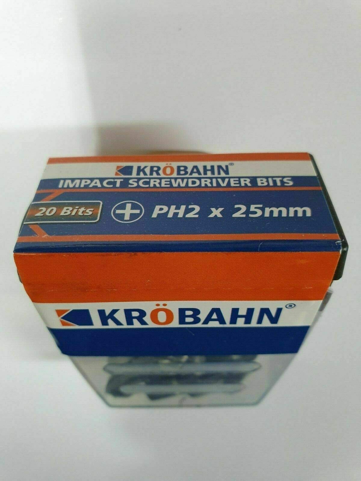 Krobahn Impact Screwdriver bits PH2 X 25MM