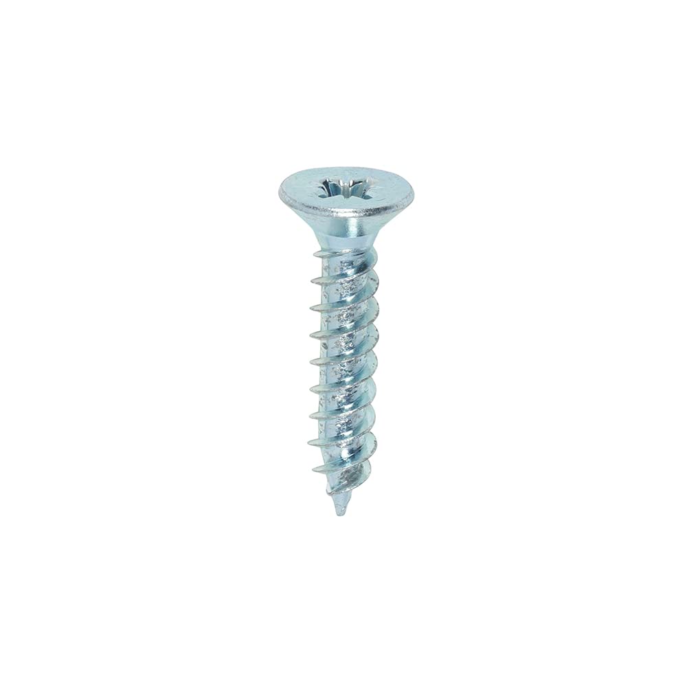 Timco PZ1 CSK BZP Zinc Plated Twin Woodscrew (Box of 200)