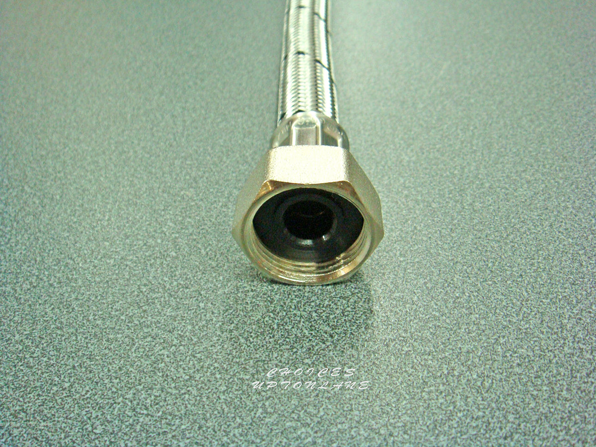 Flexible TAP Connector 15MM Push FIT X 3/4" BSP X 500MM Length