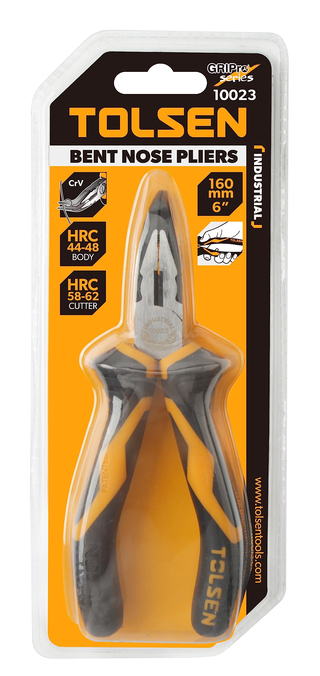 Bent Nose Pliers 6" (160mm) - Industrial