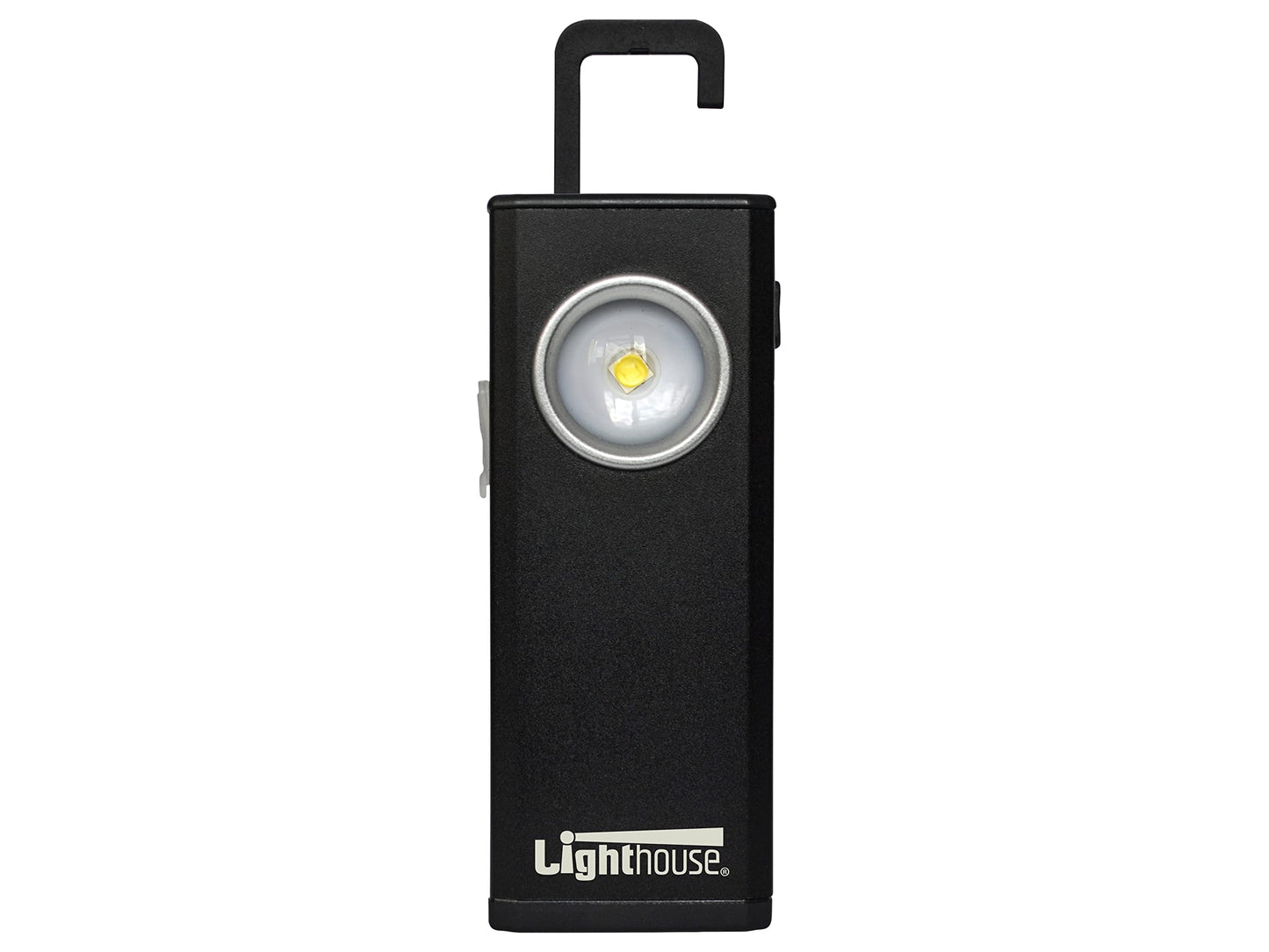 Lighthouse Torches L/HEM10BLKR Rechargable LED Mini Lamp 500Lm with up to 10 hr Run time, Black