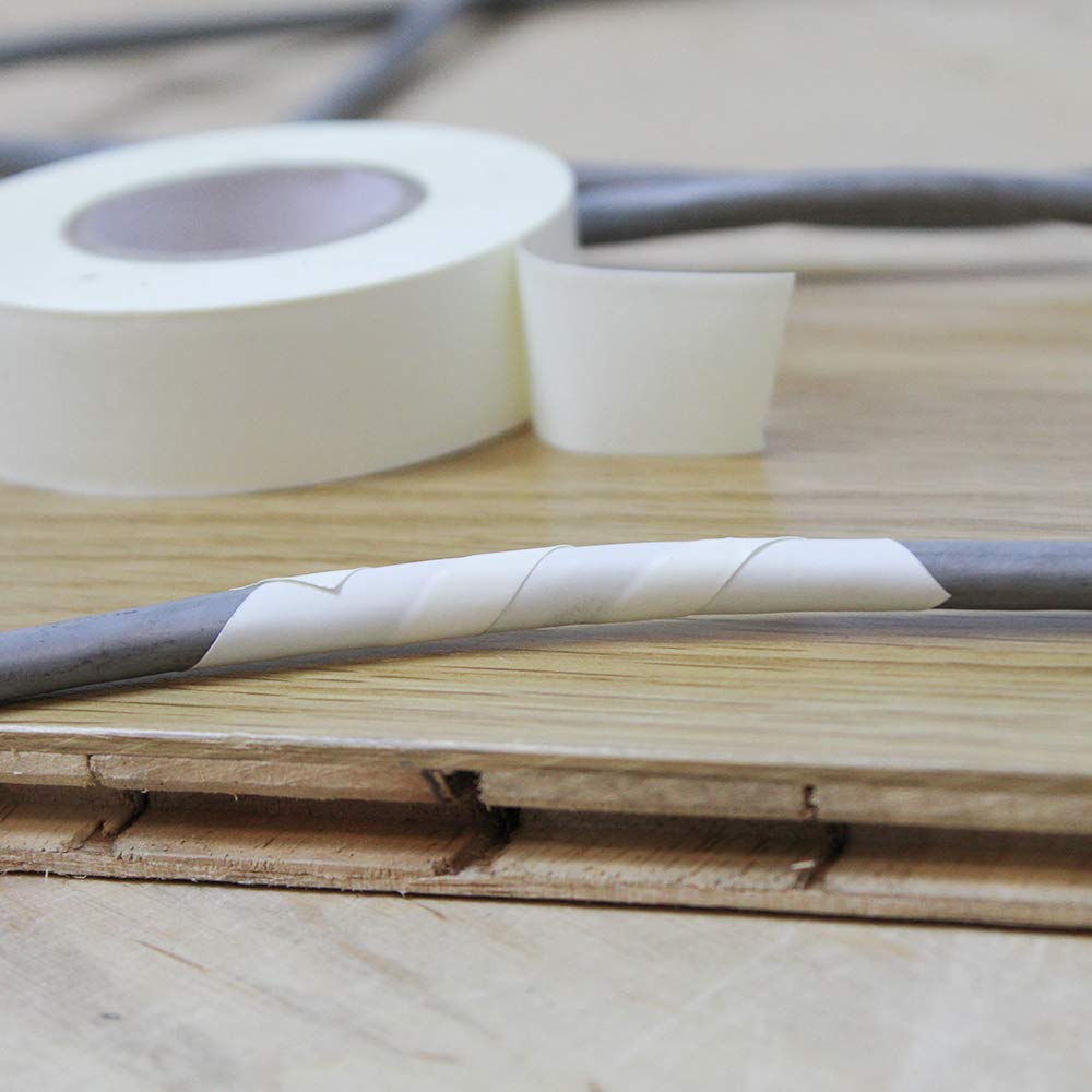 Faithfull FAITAPEPVCW PVC Electrical Tape 19mm x 20M - White