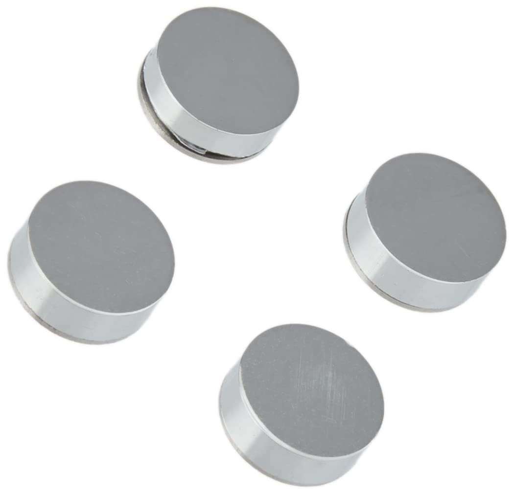 TIMCO Threaded Screw Caps Solid Brass Polished Chrome - 16mm
