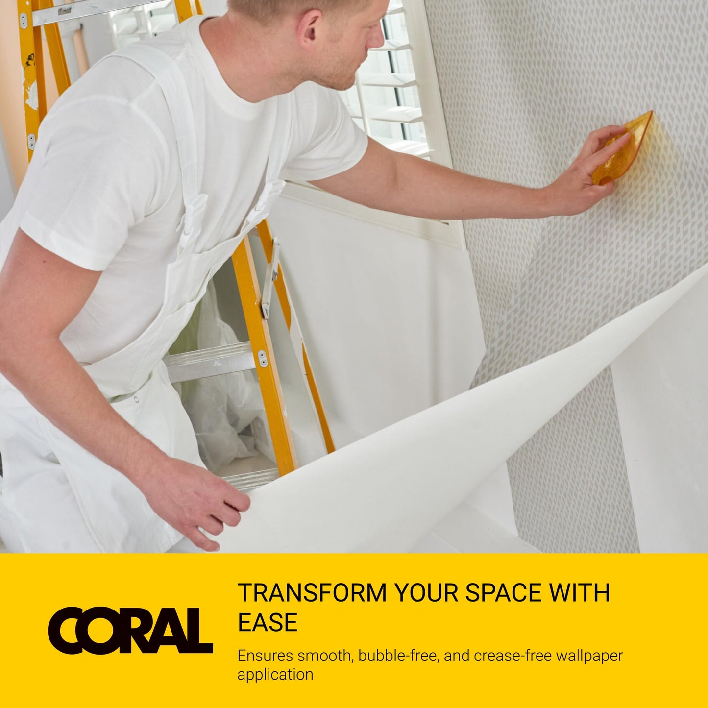 Coral Wallpaper Spatula 3 in 1 Tool