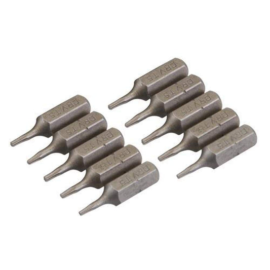 Silverline 686141 T5 Cr-V Trox Bit - Pack of 10